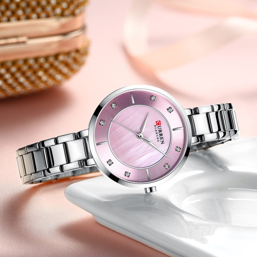 Reloj Curren 9051 Para Mujer Dama Dorado o Plateado