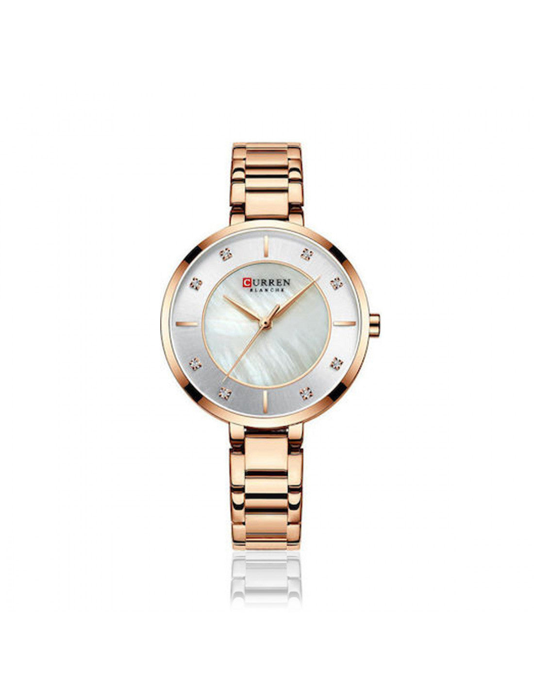 Reloj Curren 9051 Para Mujer Dama Dorado o Plateado