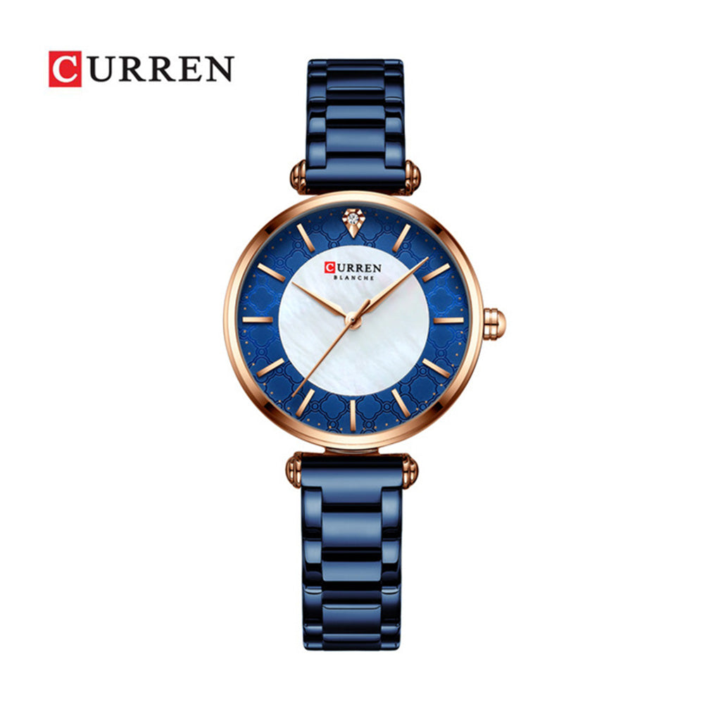 Reloj Curren para dama dorado, azul o plateado