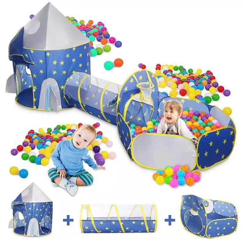 CARPA CASTILLO CON TUNEL Y PISCINA