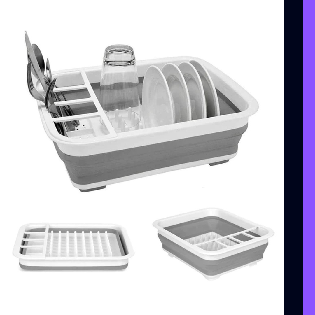 Escurridor de platos plegables