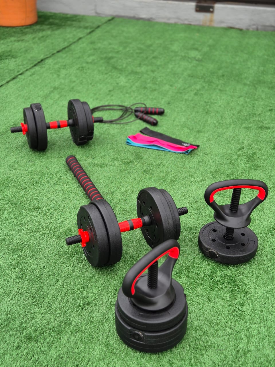 Kit Pesas 40 Kg Convertible Pesa Rusa