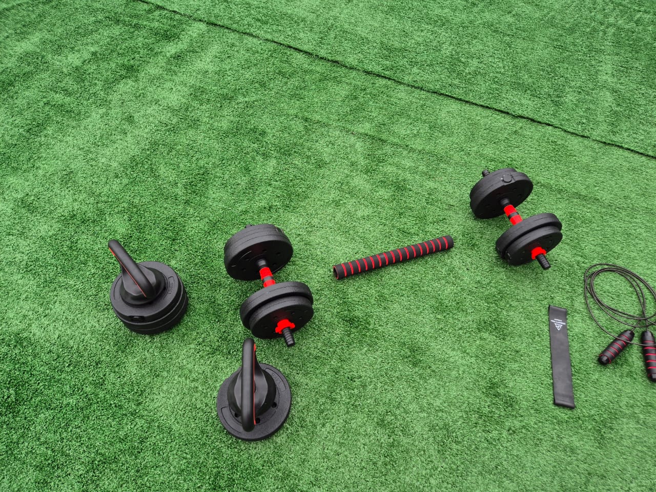 Kit Pesas 40 Kg Convertible Pesa Rusa