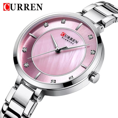 Reloj Curren 9051 Para Mujer Dama Dorado o Plateado
