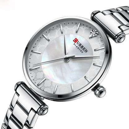 Reloj Curren para dama dorado, azul o plateado