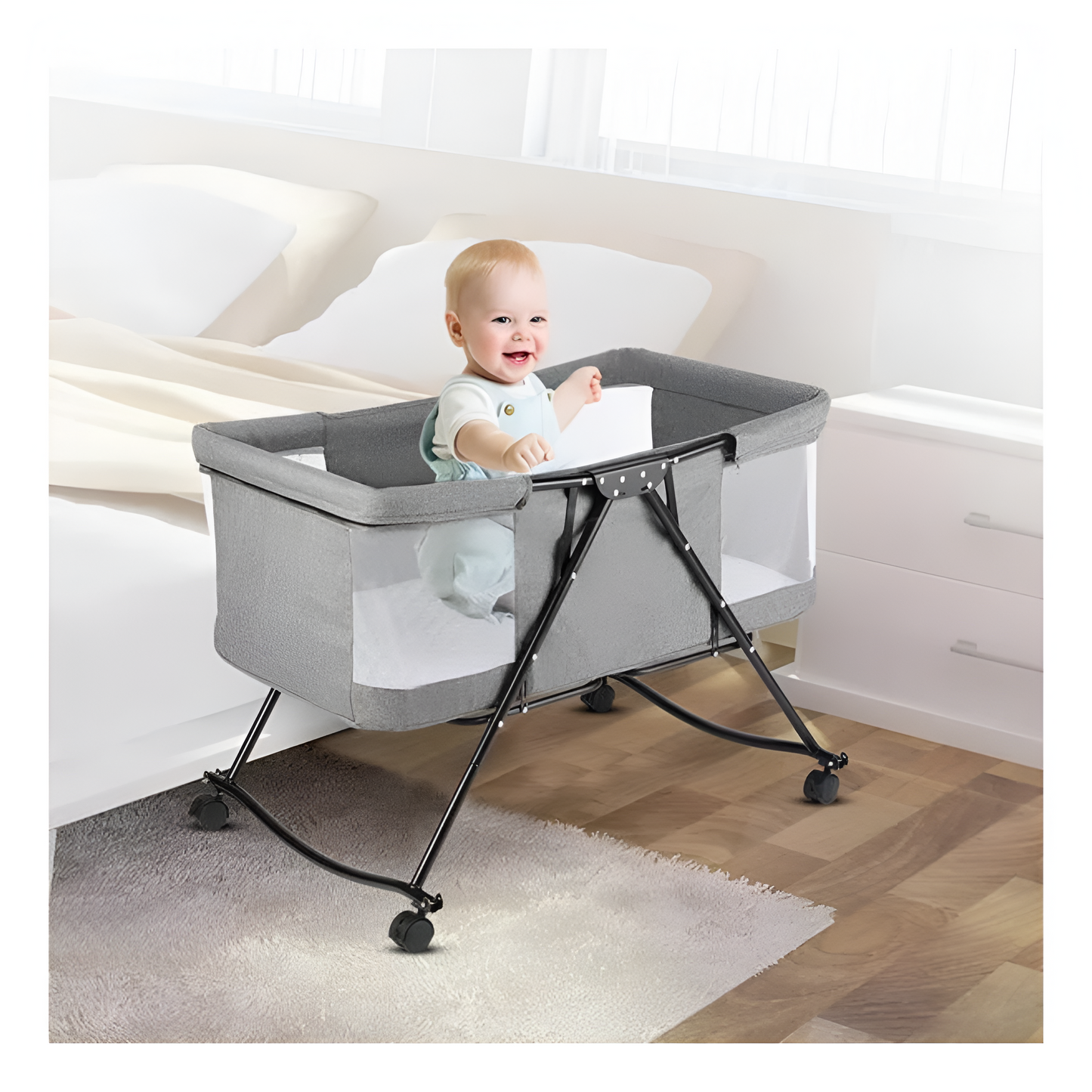 Gray helmet for bikers