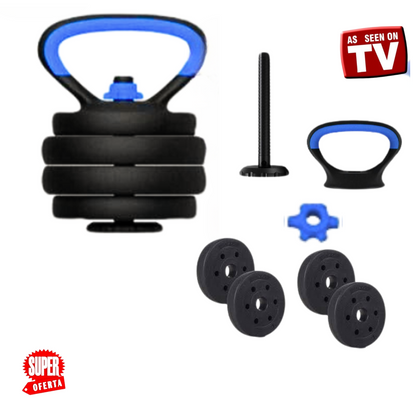 Kit De Mancuerna Rusa De 10KG