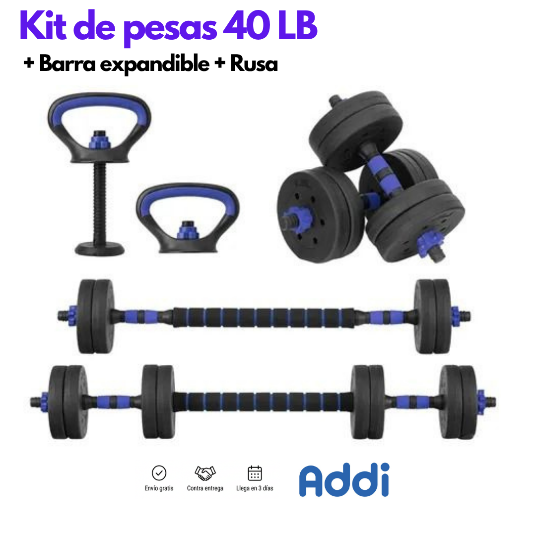 Kits de pesas de 40-80 LB Multi función