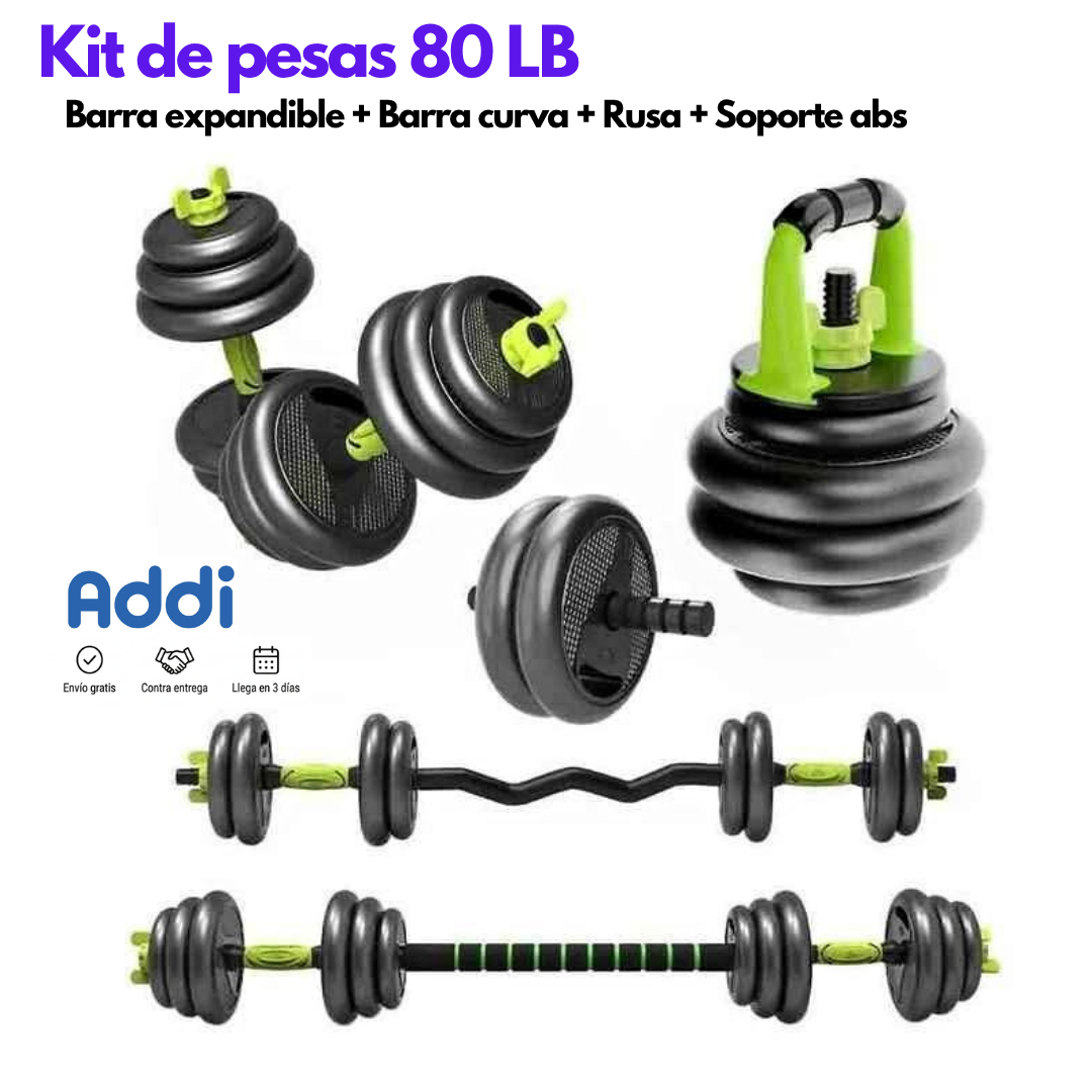Kits de pesas de 40-80 LB Multi función