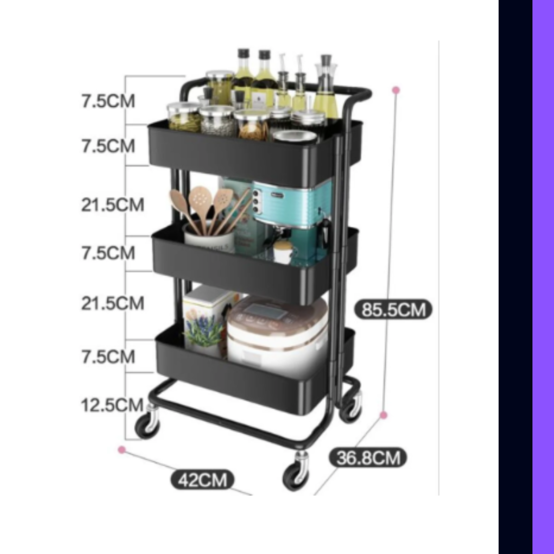 Estante organizador multiusos 3 niveles