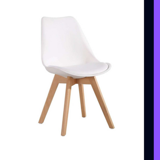 Silla comedor Acolchada patas madera