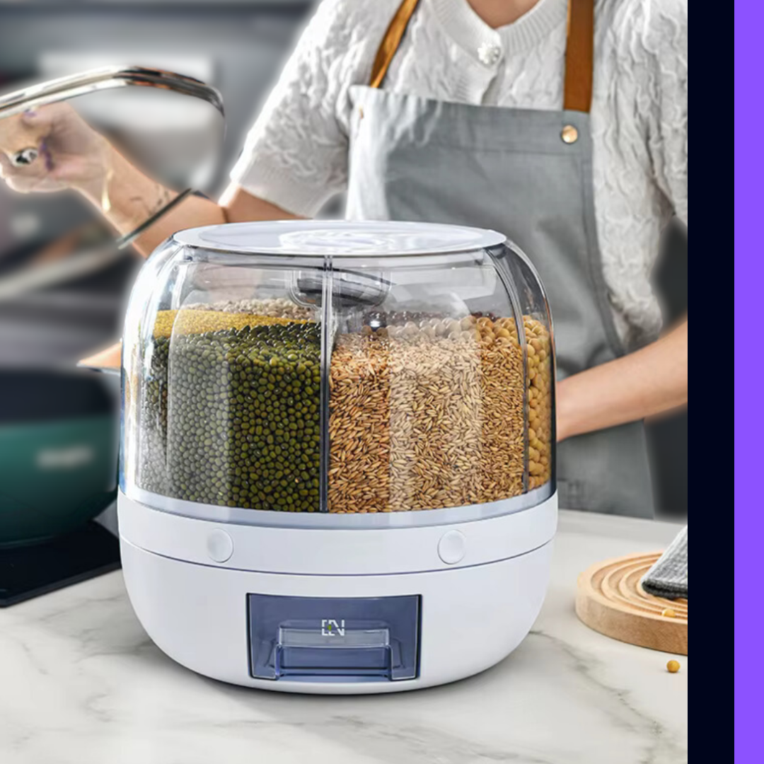 Dispensador de Alimentos Giratorio