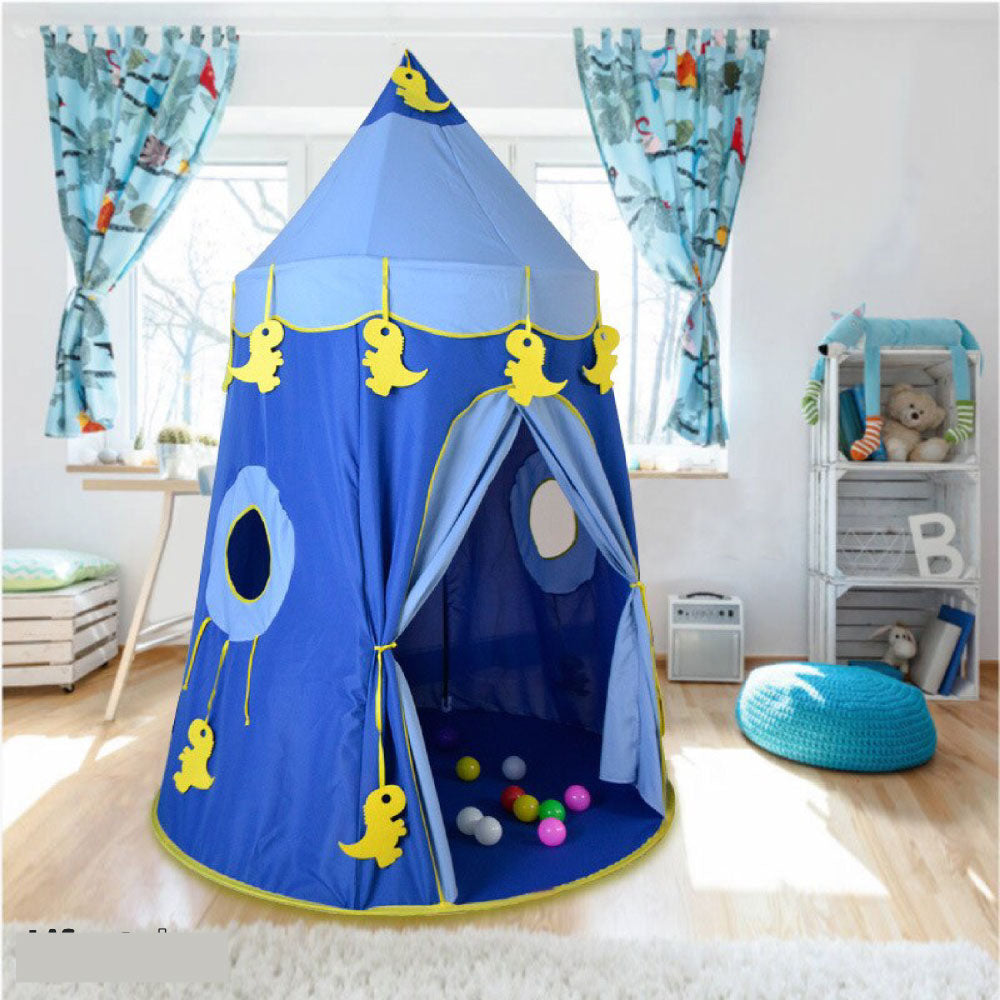 Castillo infantil azul