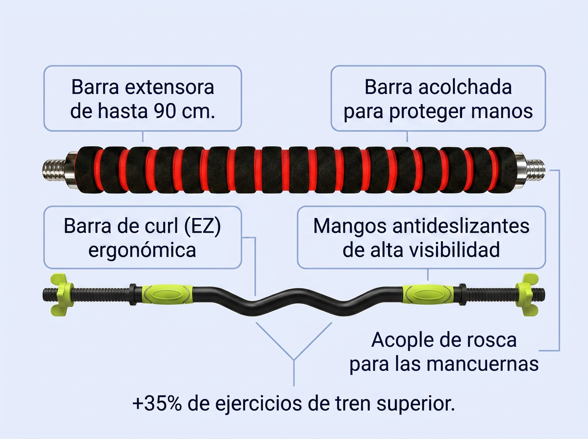Kits de pesas de 40-80 LB Multi función